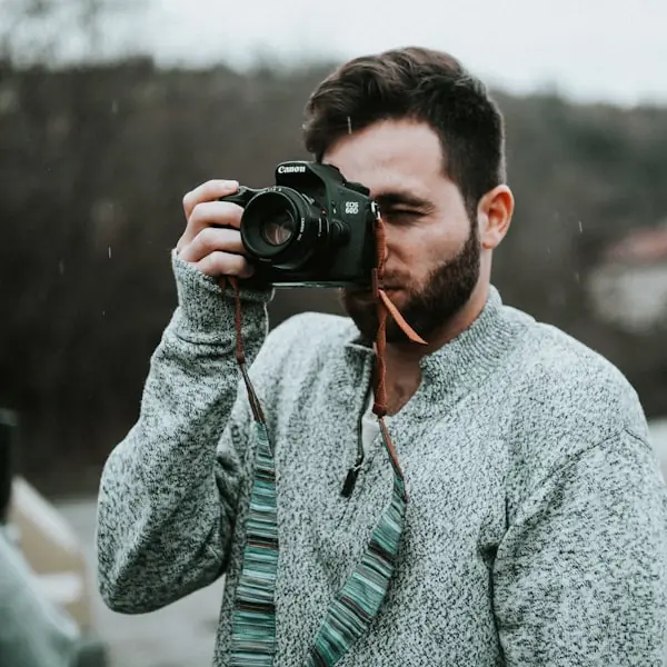 Portrait of casino hotel guest Jake Ellis