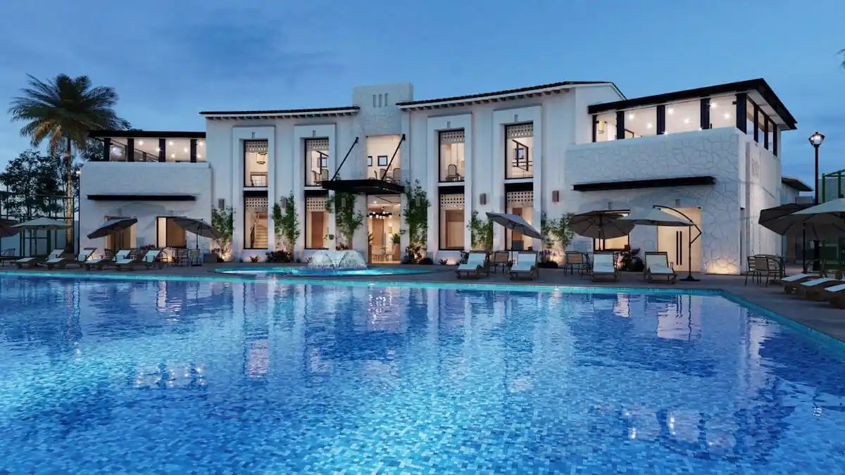 Canadian resort hotel with pool